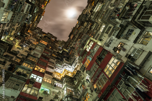 Hong Kong overcrowded flats