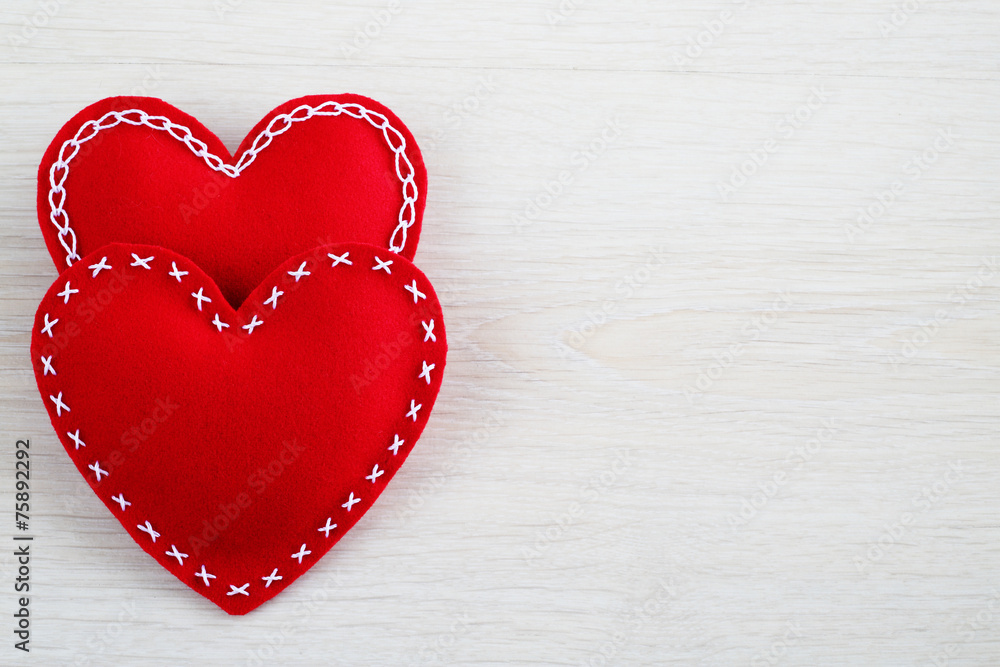 Obraz premium Valentines day hearts