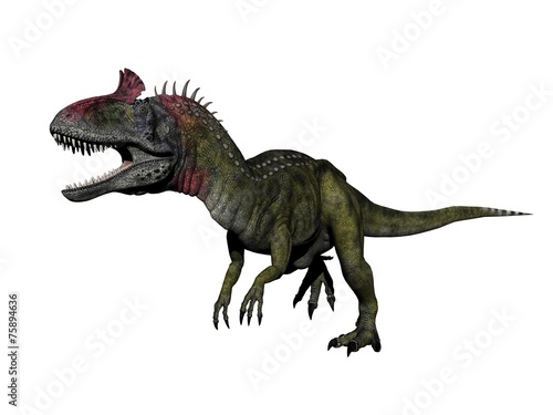 cryolophosaurus dinosaur - 3d render