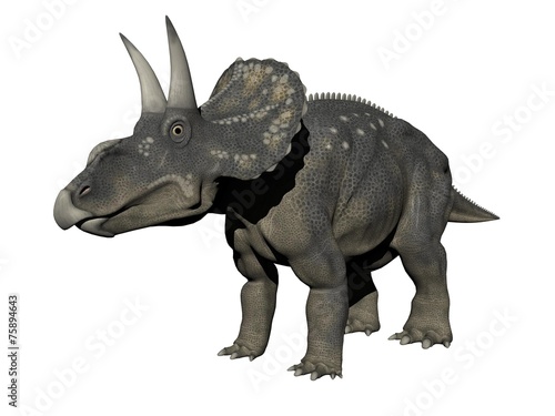 diceratops dinosaur - 3d render