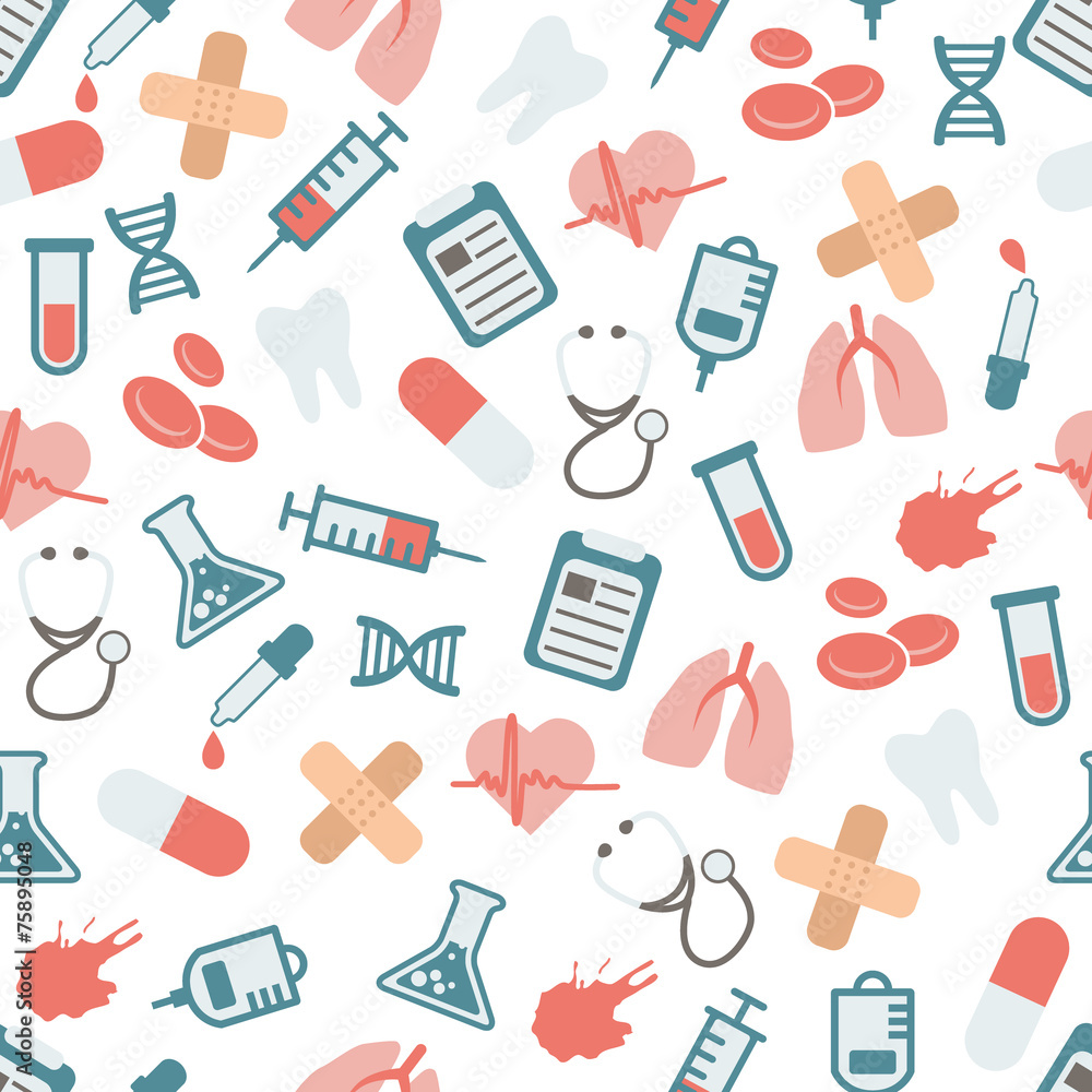 doctor seamless pattern doctor seamless pattern