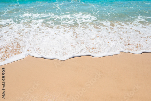  Clear water in Chaves beach Praia de Chaves in Boavista Cape Ve