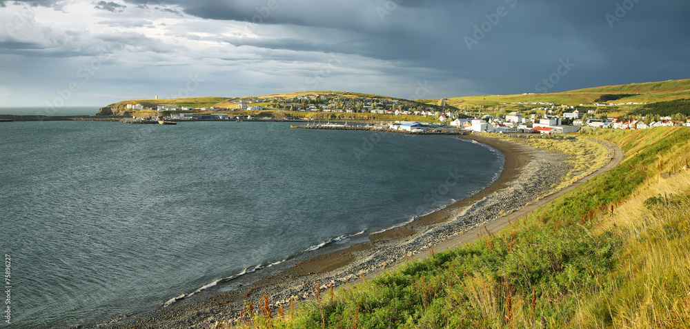 Husavik village, Iceland