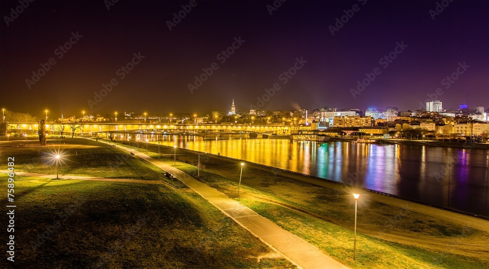 View of Belgrade over the Sava river - Serbia