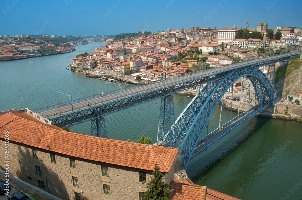 Bridge at Duoro river in Porto