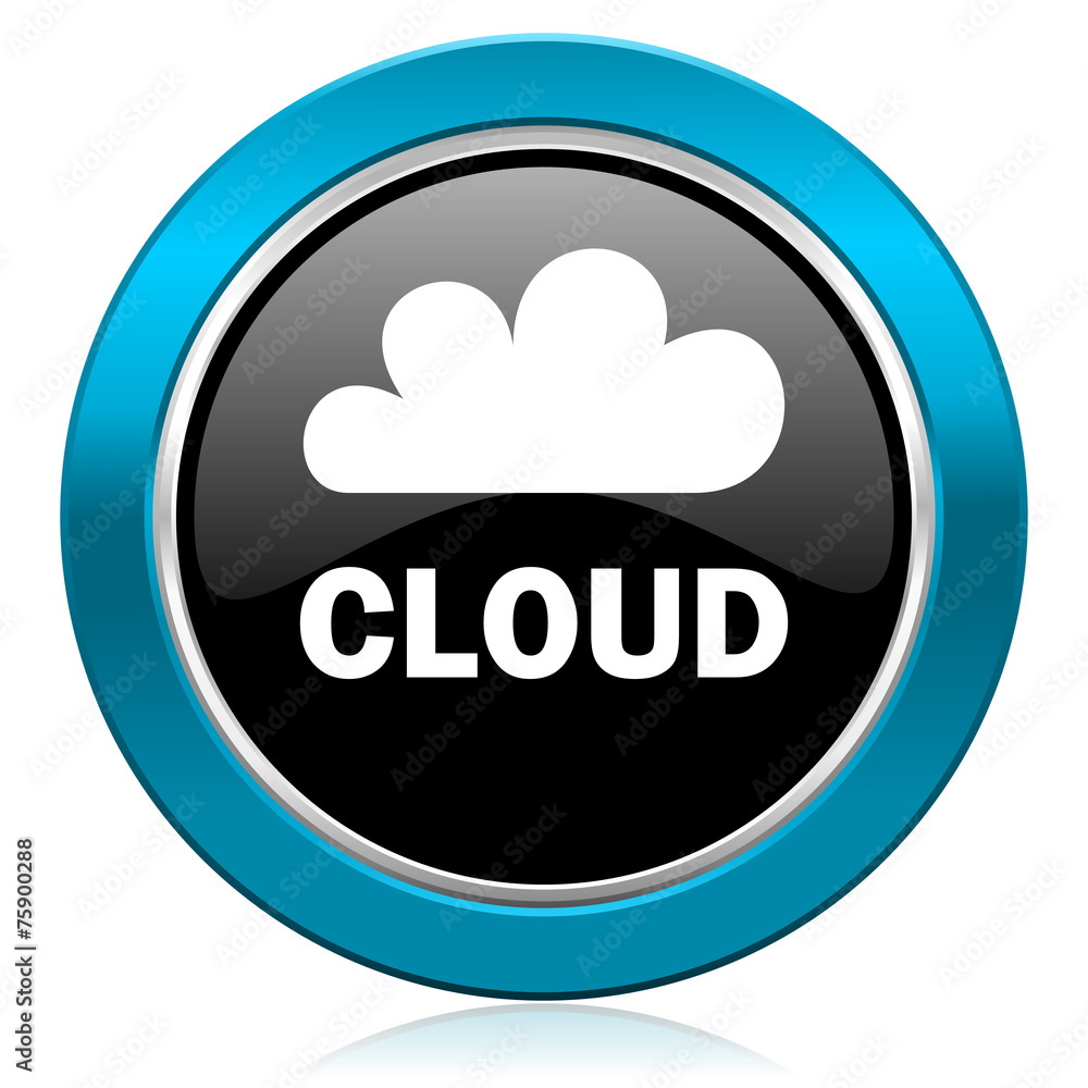 cloud glossy icon cloud glossy icon