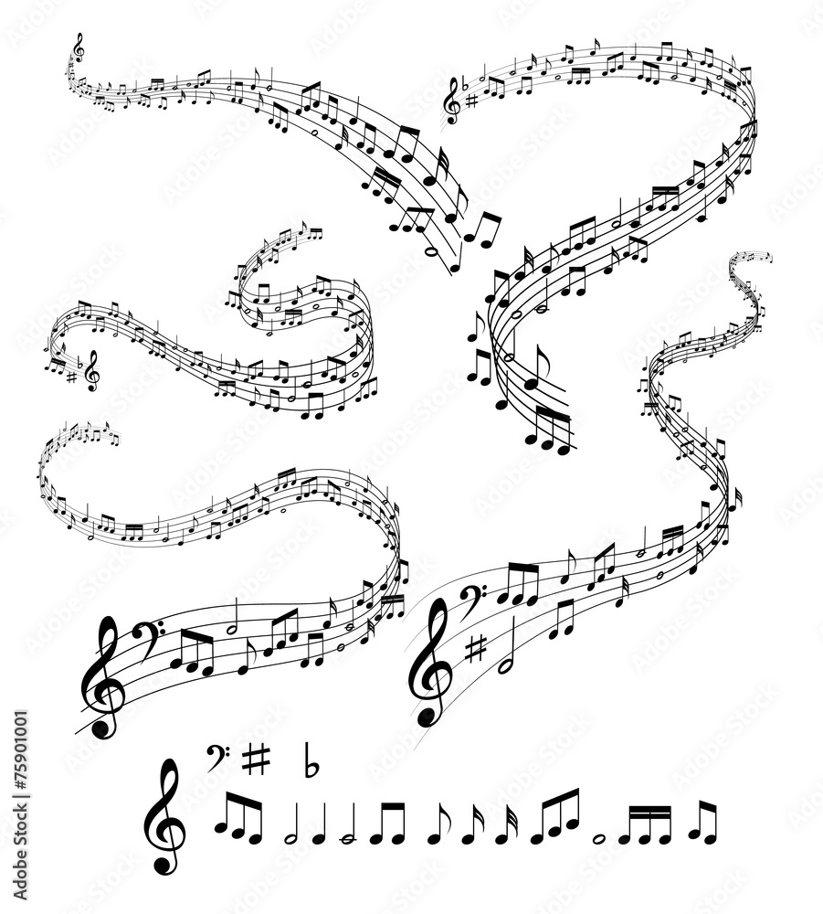 Fototapeta premium musical notes