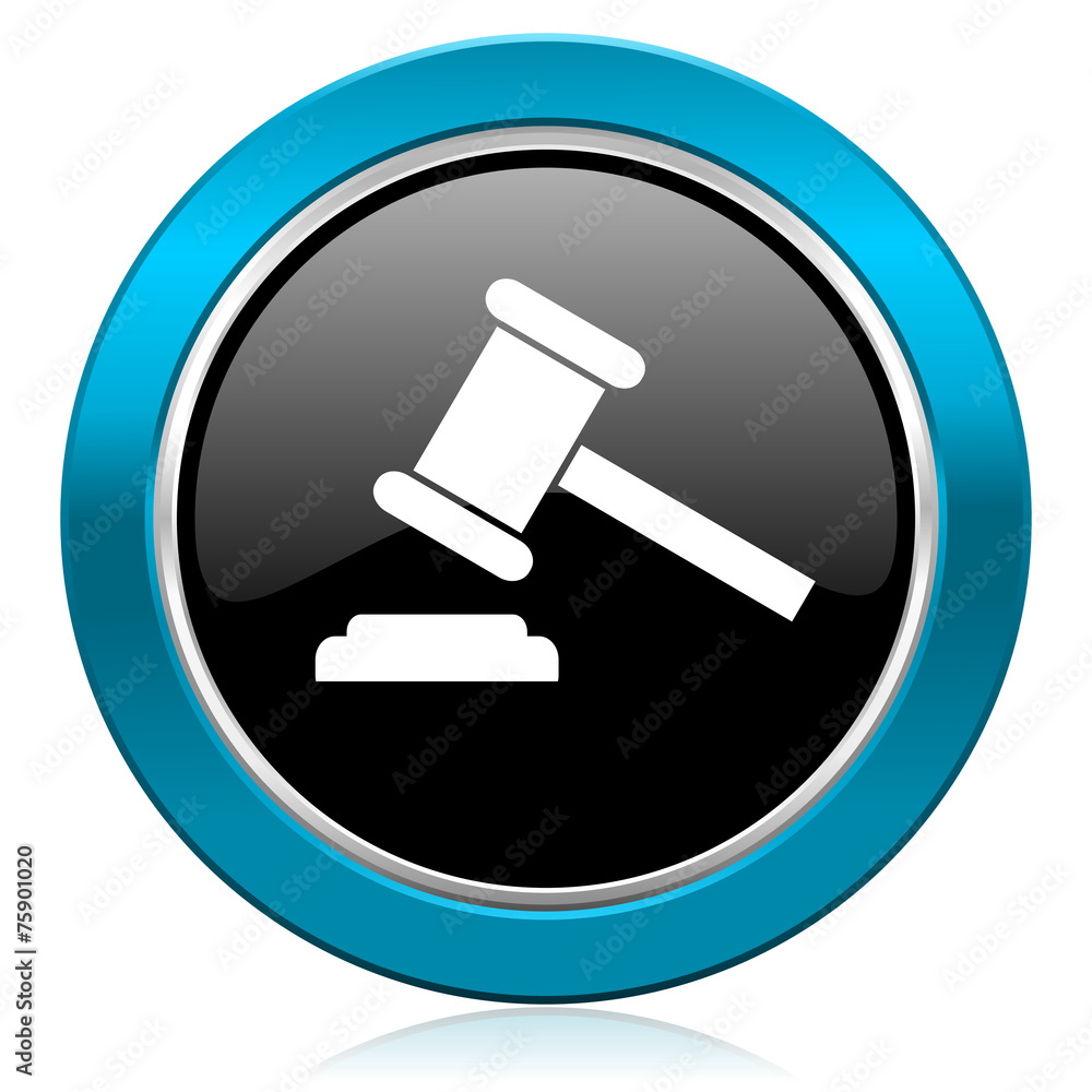 auction glossy icon court sign verdict symbol auction glossy icon court sign verdict symbol