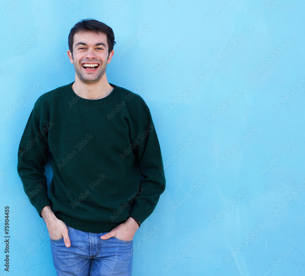 Portrait of an friendly young man smiling Portrait of an friendly young man smiling