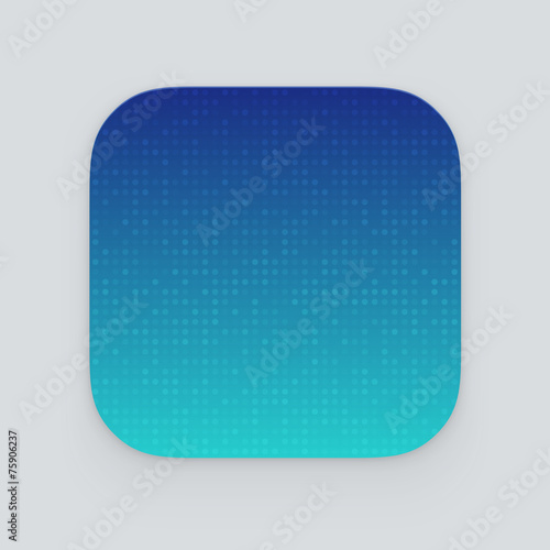 Colorful app icon. Vector template