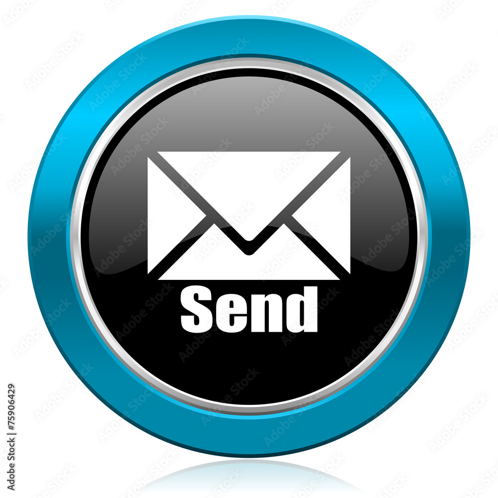 send glossy icon post sign send glossy icon post sign