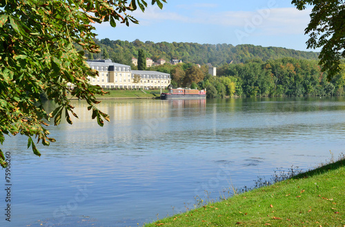 France, the picturesque city of  Meulan photo