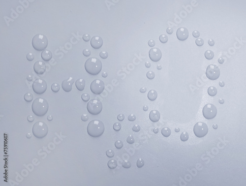 Picture from water drops close-up