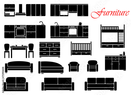 Assorted home furniture set