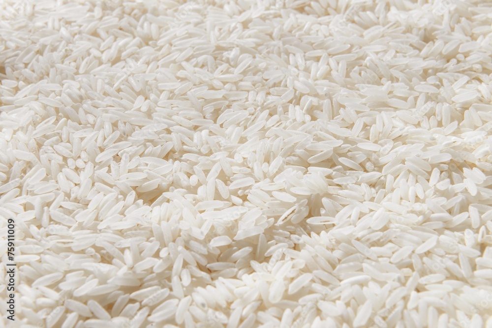 White rice background White rice background