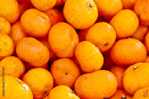 Close up of Seedless oranges