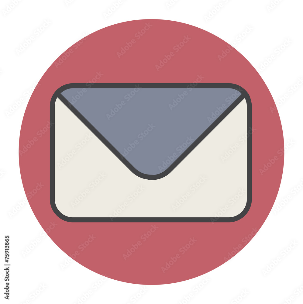 Email Message Envelope Online Media Vector Illustration Concept Email Message Envelope Online Media Vector Illustration Concept