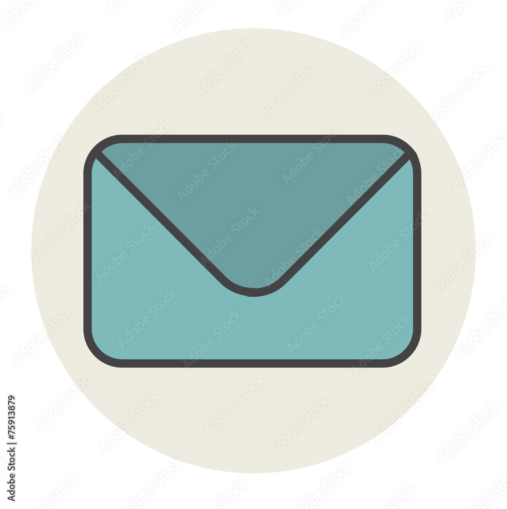 Email Message Envelope Online Media Vector Illustration Concept Email Message Envelope Online Media Vector Illustration Concept