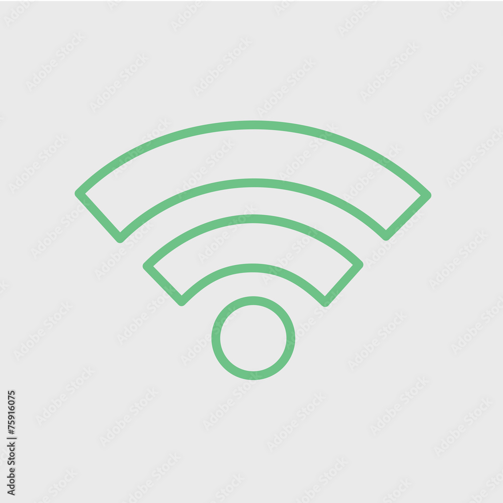 Wifi Wireless Technolgy Online Newtwork Icon Vector Concept Wifi Wireless Technolgy Online Newtwork Icon Vector Concept