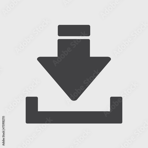 Obraz na płótnie Download Technology Online Internet Icon Symbol Vector Concept