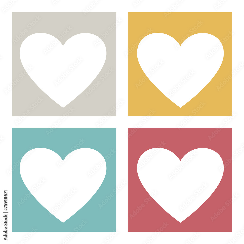 Heart Love Passion Friendship Family Icon Vector Concept Heart Love Passion Friendship Family Icon Vector Concept