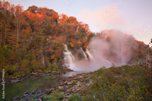 Принти на полотні Sunrise, Twin Falls, Rock Island State Park