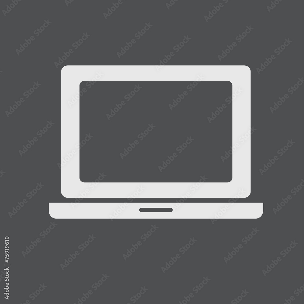 Laptop Computer Wireless Technology UI Icon Vector Concept Laptop Computer Wireless Technology UI Icon Vector Concept
