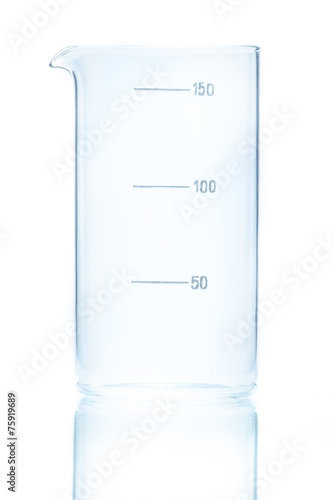 Temperature resistant cylindrical beaker for measurements 150ml photo