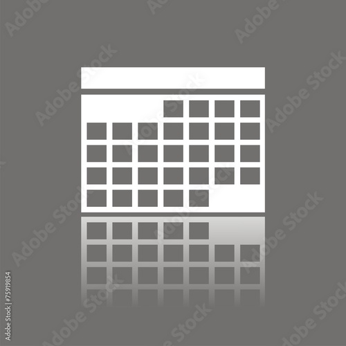 Icono calendario FO reflejo