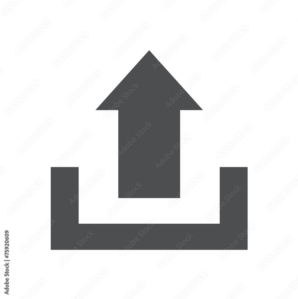 Upload Uploading Sharing Online Internet Icon Vector Concept Upload Uploading Sharing Online Internet Icon Vector Concept