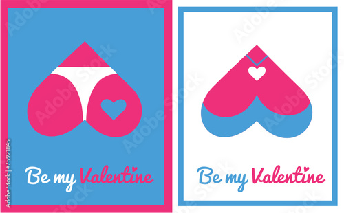 Greeting card for Valentine's day
