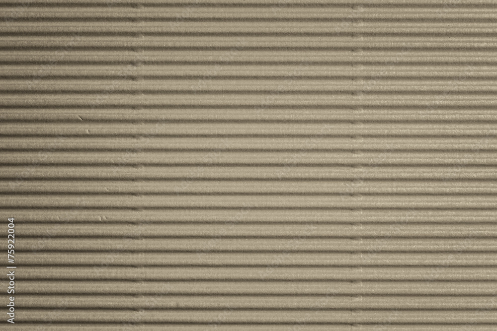 Obraz premium Embossed cardboard with horizontal pattern