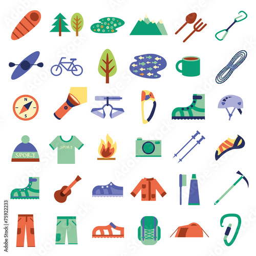 Climbing, hiking, trekking, camping, speleology and ice climbing