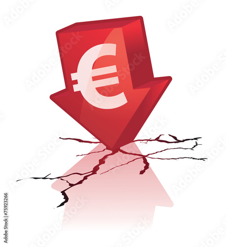 chute de l'euro