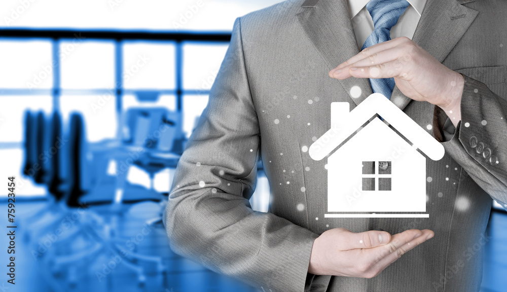Home insurance concept. Home insurance concept.