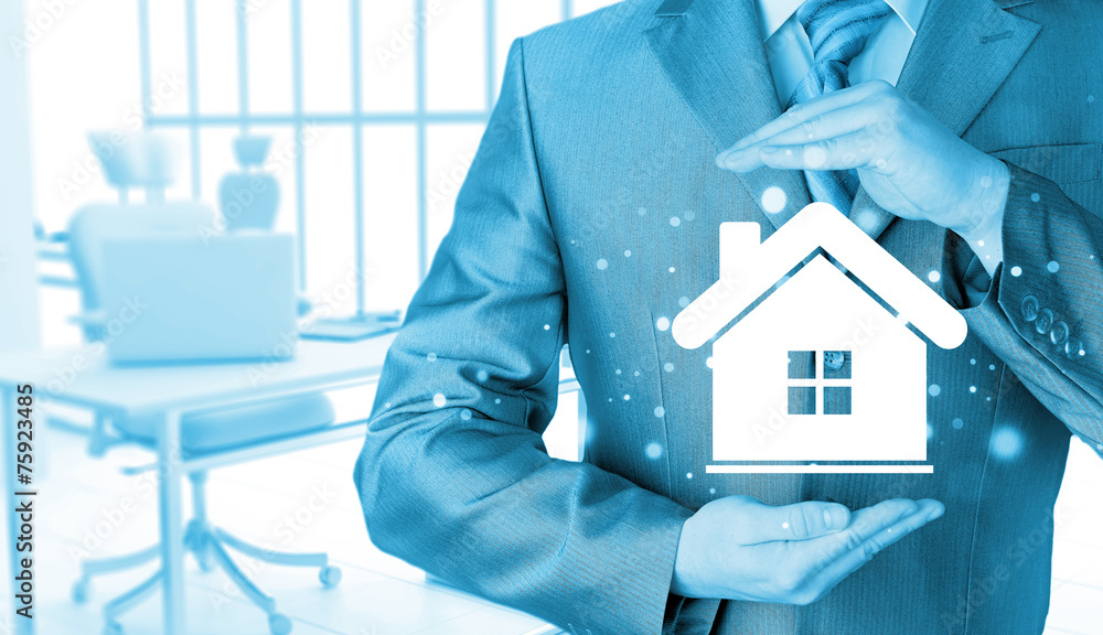 Home insurance concept. Home insurance concept.