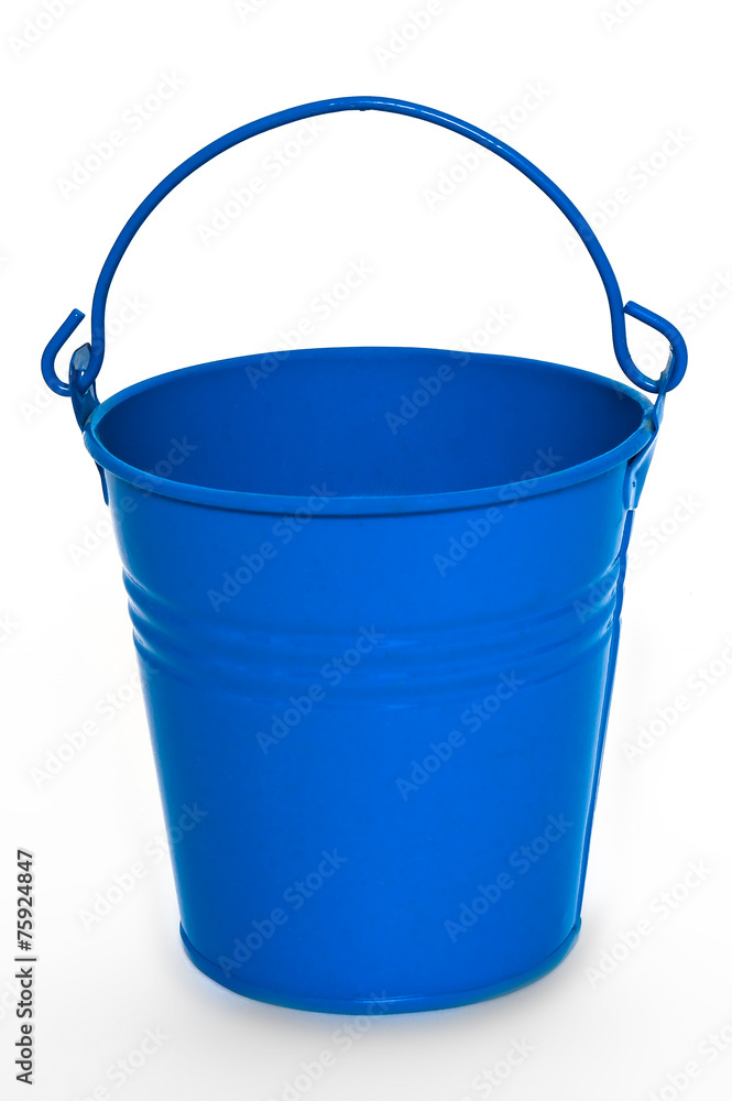Tin bucket. Tin bucket.