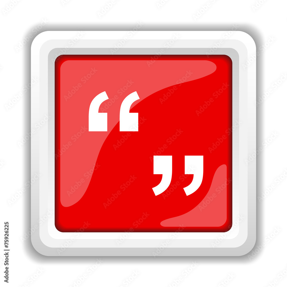 Quotation marks icon Quotation marks icon