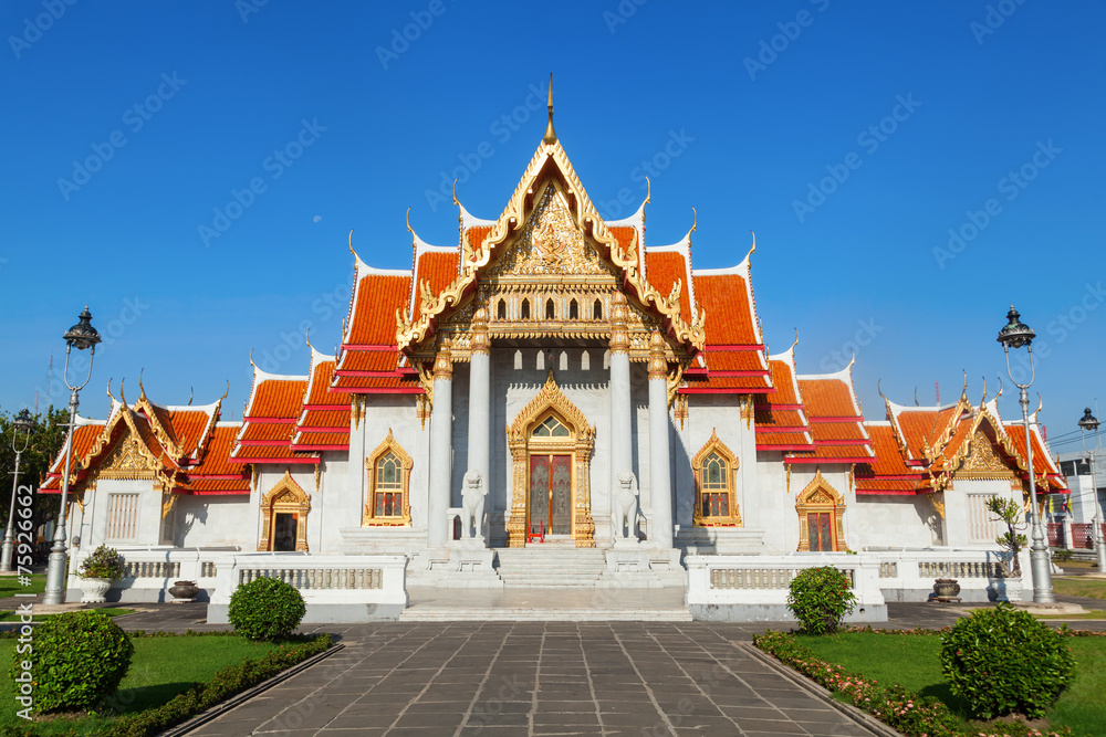 Wat Benchamabophit oder auch Marmortempel in Bangkok