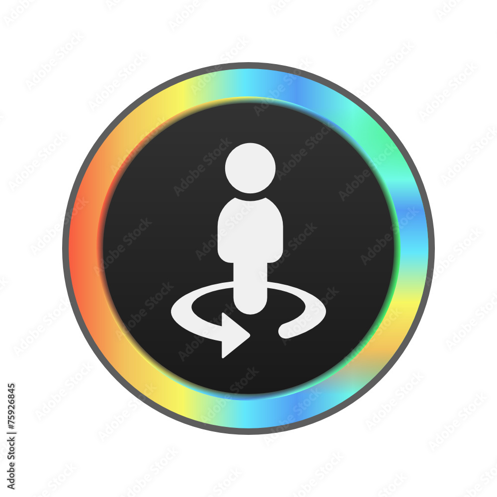 Colorful Web Icon Colorful Web Icon