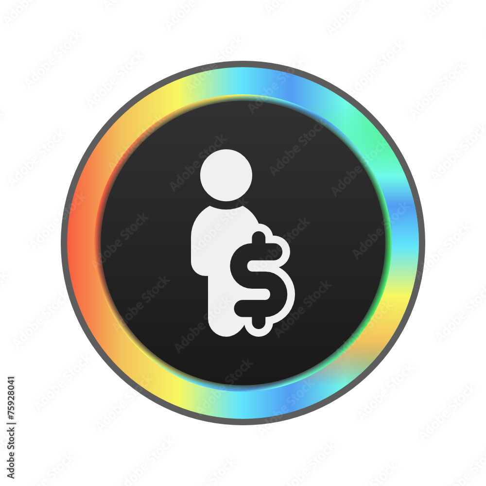 Colorful Web Icon Colorful Web Icon