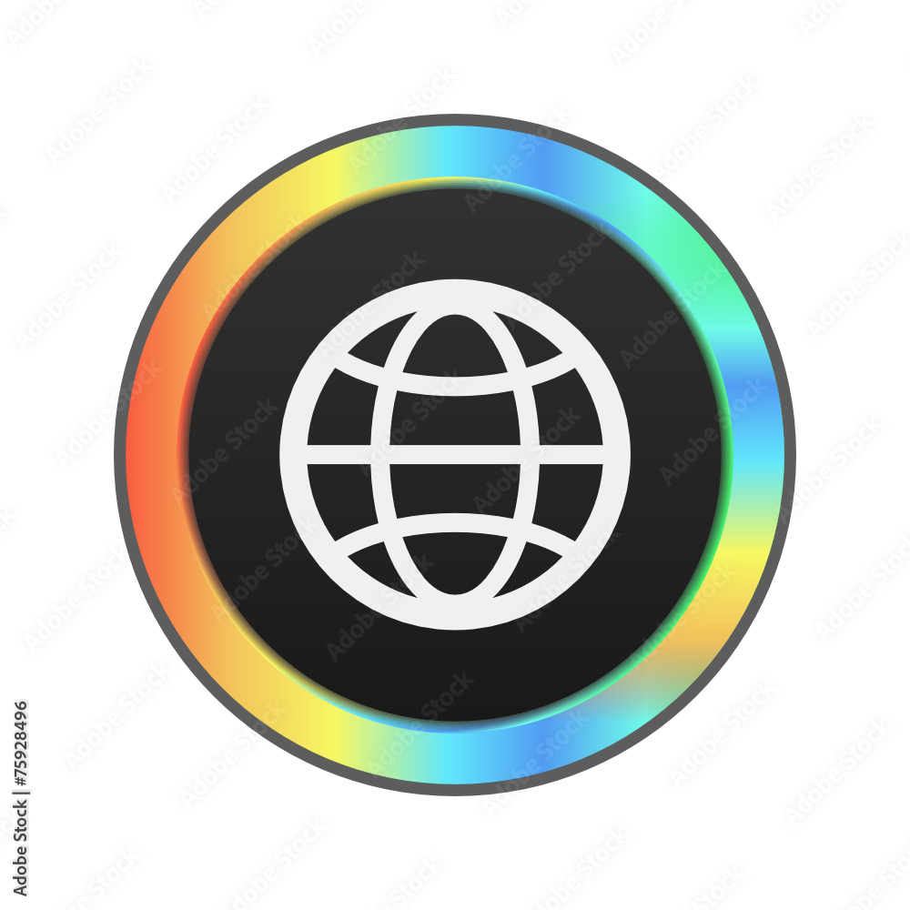 Colorful Web Icon Colorful Web Icon