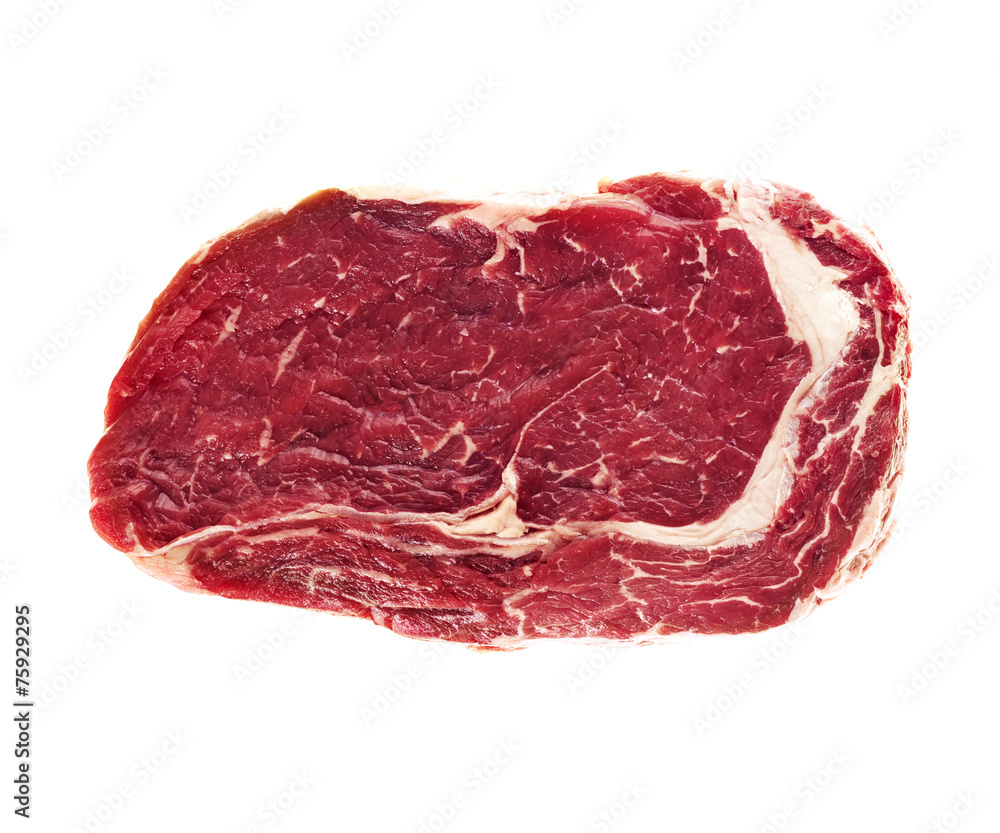 Fototapeta premium Stück Fleisch Maserung Rind