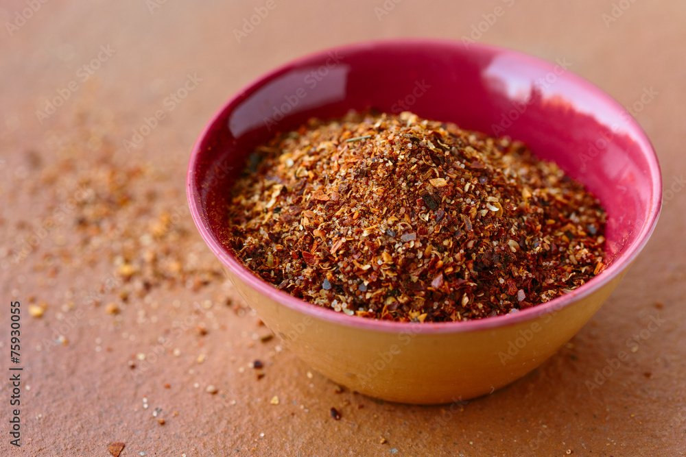Wall Mural Merquén, a spice blend used in Chile.