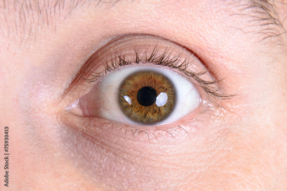 Fototapeta premium Close up of a man eyes..