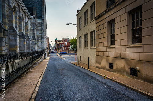Alley in Harrisburg, Pennsylvania. © jonbilous