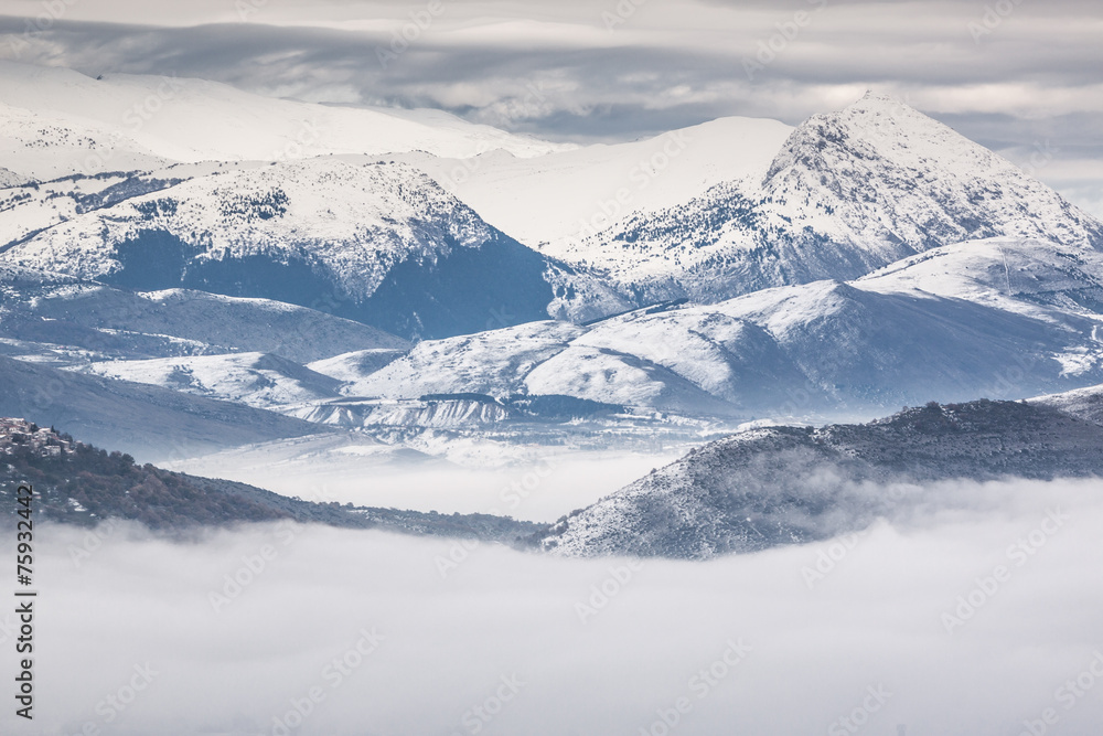 Snowy mountains