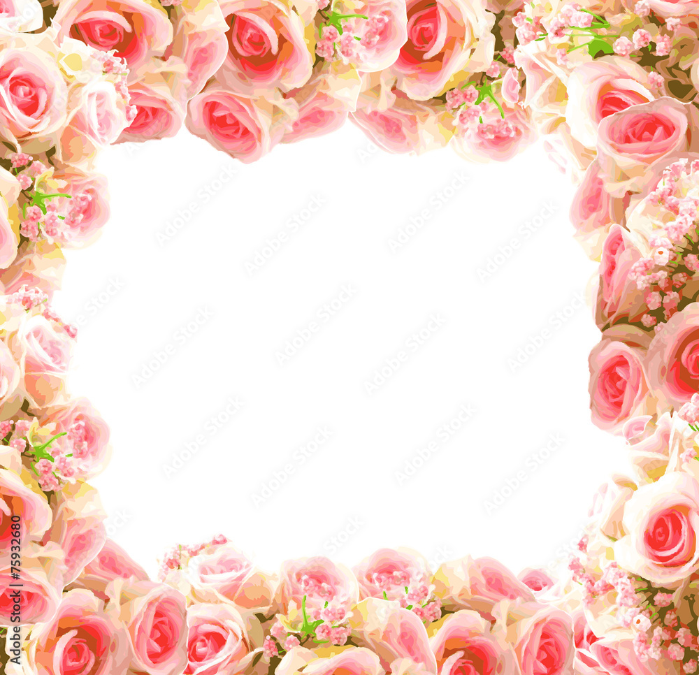 rose pattern background