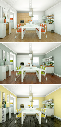 moderne Wohnung Interieur Design © virtua73