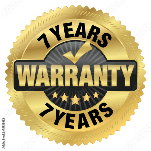 7 years warranty